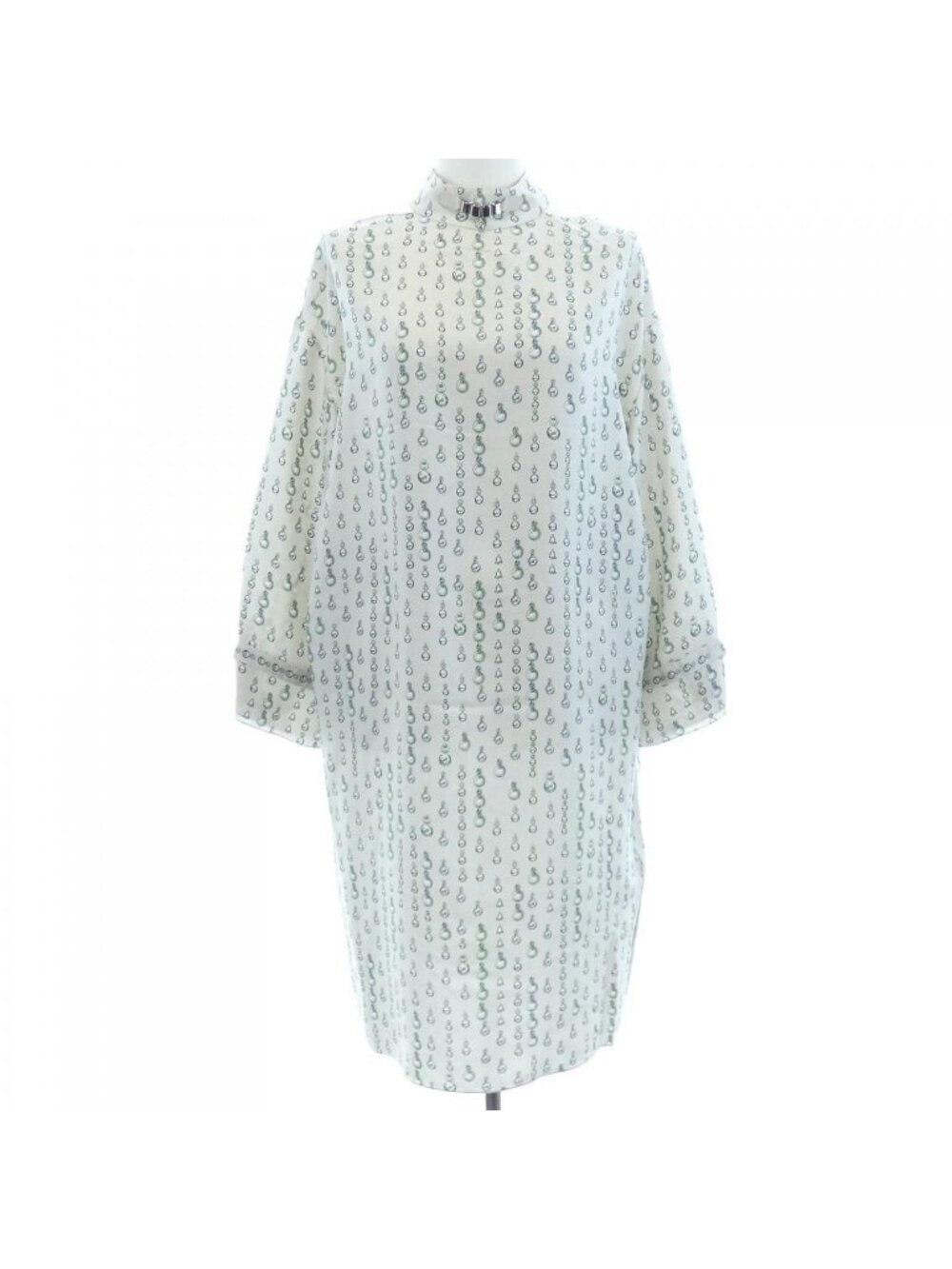 Hermes Twillaine Dress Gray